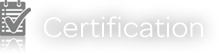 Certification